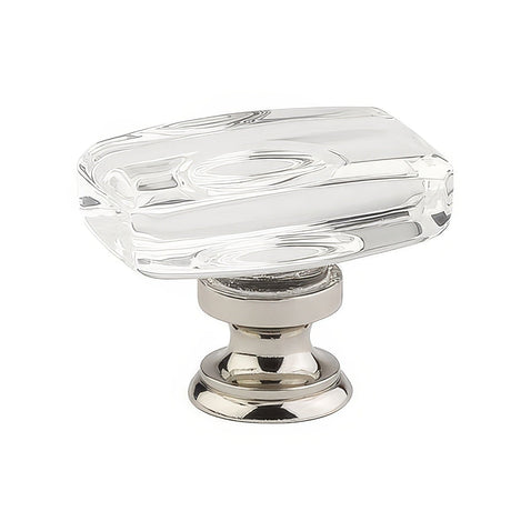 Emtek 86566US14 Windsor 1-5/8 Inch Crystal Cabinet Knob - Polished Nickel