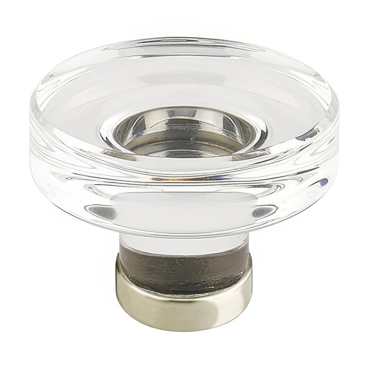 Emtek 86570US14 Grayson 1-3/4 Inch Crystal Cabinet Knob Bright Nickel