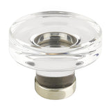 Emtek 86570US14 Grayson 1-3/4 Inch Crystal Cabinet Knob - Polished Nickel