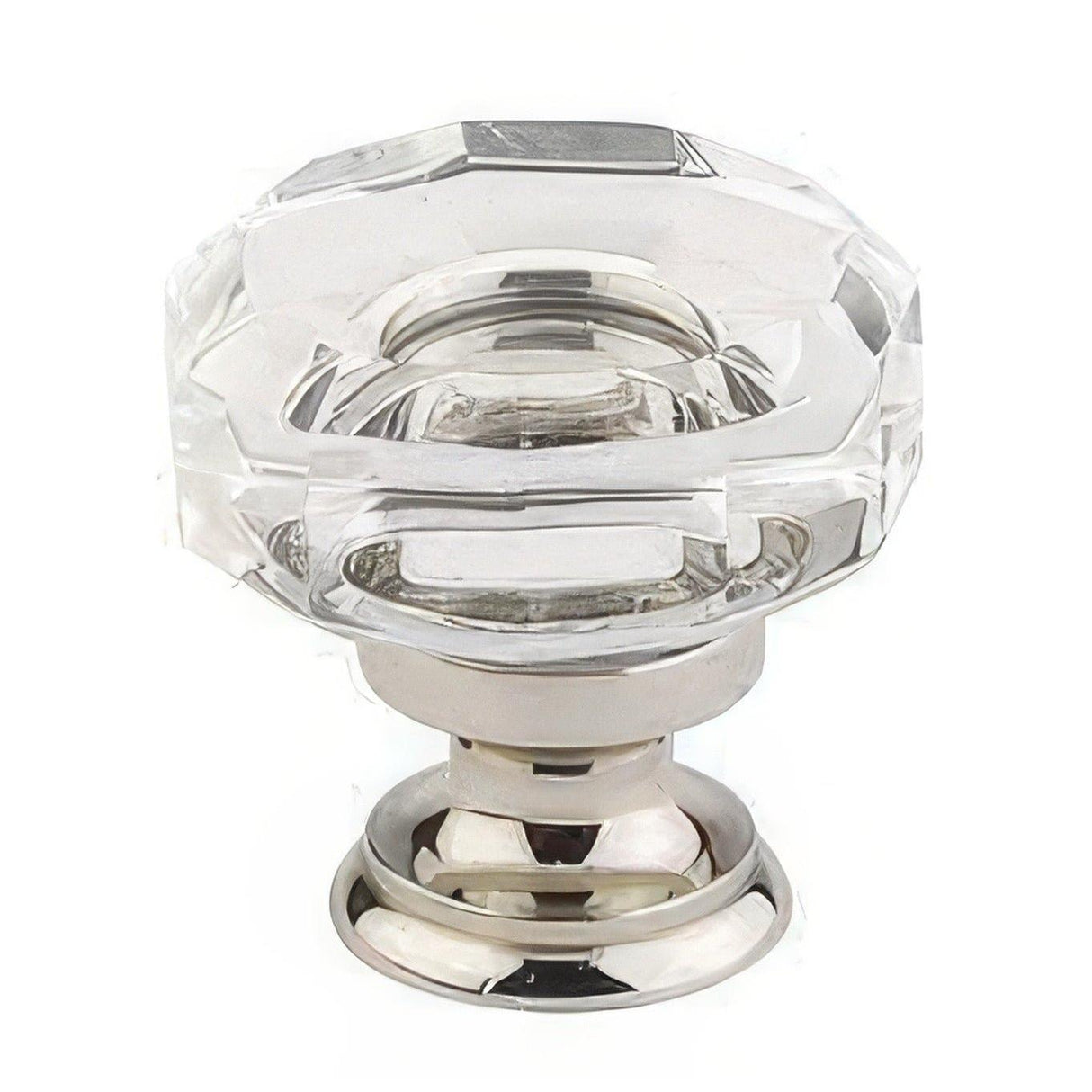 Emtek 86571US26 86571US Lowell 1-3/8 Inch Crystal Cabinet Knob Polished Chrome
