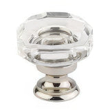 Emtek 86571US26 86571US Lowell 1-3/8 Inch Crystal Cabinet Knob Polished Chrome