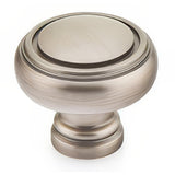 Emtek 86610US15A Norwich 1-1/4" Solid Brass Cabinet Knob - Pewter