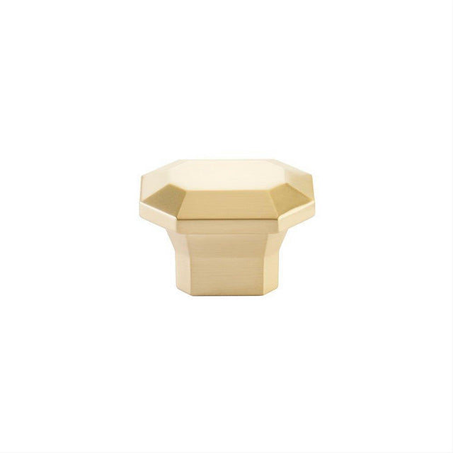 Emtek 86613US4 Rectangular 1-3/8" x 2" Cabinet Knob Satin Brass