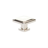 Emtek 86643US14 1-1/4" Square Cabinet Knob Polished Nickel Lifetime