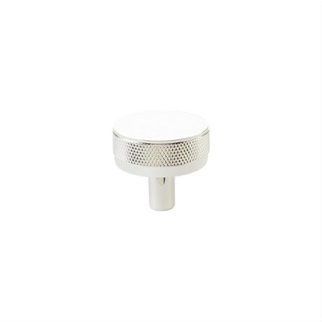 Emtek 86655.CCKUS14.KNKUS14 Stem with Knurled Knob Select Cabinet Knob Polished Nickel Lifetime