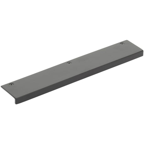 Emtek 86666FB 86666 Rustic Modern Edge Cabinet Pull with 10-1/2" Center to Center Flat Black Bronze