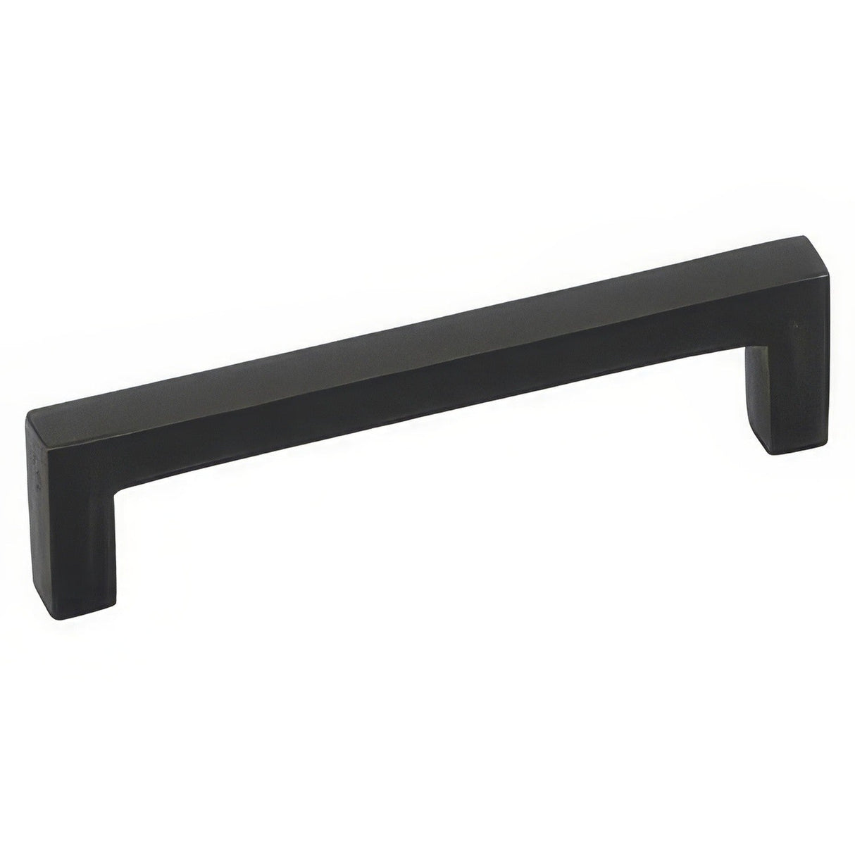 Emtek 86667FB 86667 Rustic Modern Edge Cabinet Pull with 3-1/2" Center to Center Flat Black Bronze