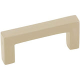 Emtek 86667TWB 86667 Rustic Modern Edge Cabinet Pull with 3-1/2" Center to Center Tumbled White Bronze