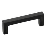 Emtek 86668FB 86668 Rustic Modern Edge Cabinet Pull with 4" Center to Center Flat Black Bronze