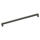 Emtek 86675FB 86675 Rustic Modern Rectangular Cabinet Pull / Appliance Pull with 18" Center to Center Flat Black Bronze