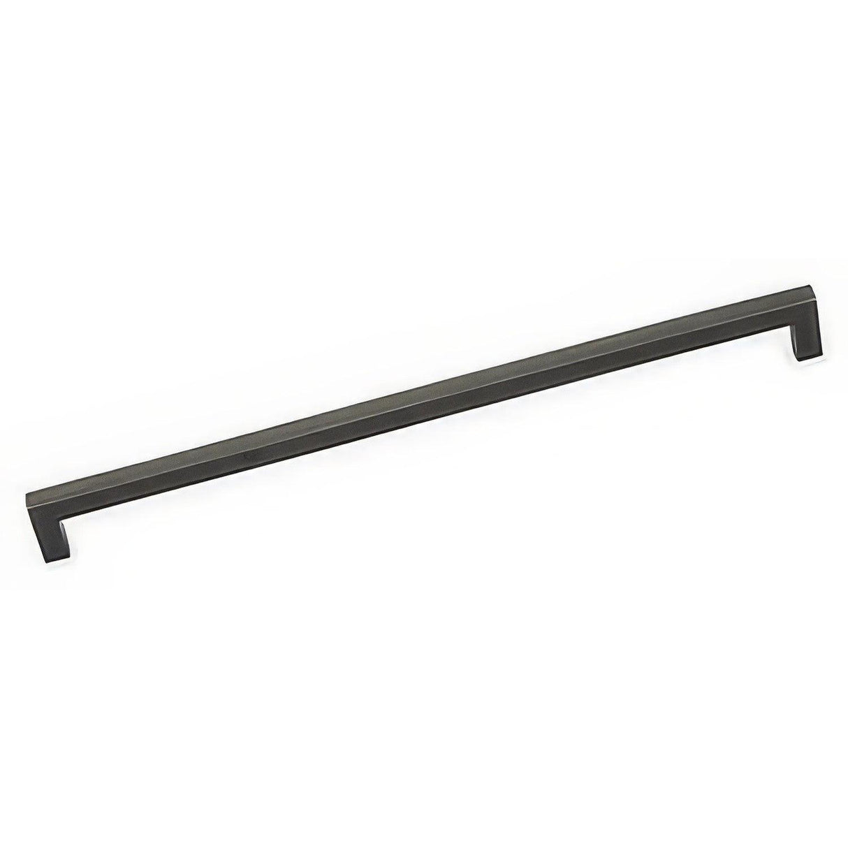 Emtek 86675MB 86675 Rustic Modern Rectangular Cabinet Pull / Appliance Pull with 18" Center to Center Medium Bronze