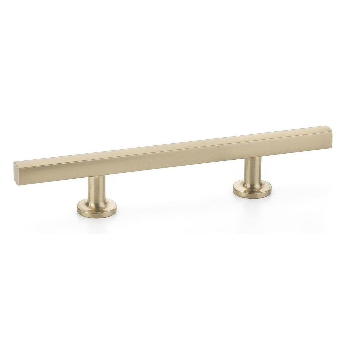 Emtek 86682US4 86682US Freestone Extended Cabinet Pull with 3-1/2" Center to Center Satin Brass