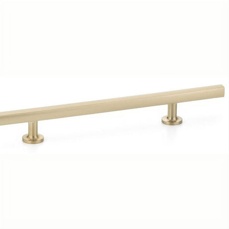 Emtek 86683US4 86683US Freestone Extended Cabinet Pull with 6" Center to Center Satin Brass
