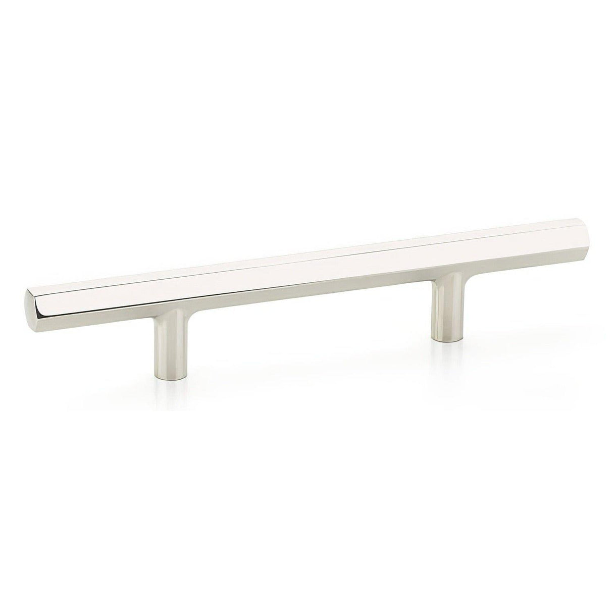 Emtek 86684US14 Mod Hex Extended Cabinet Pull with 3-1/2 Inch Center to Center - Polished Nickel