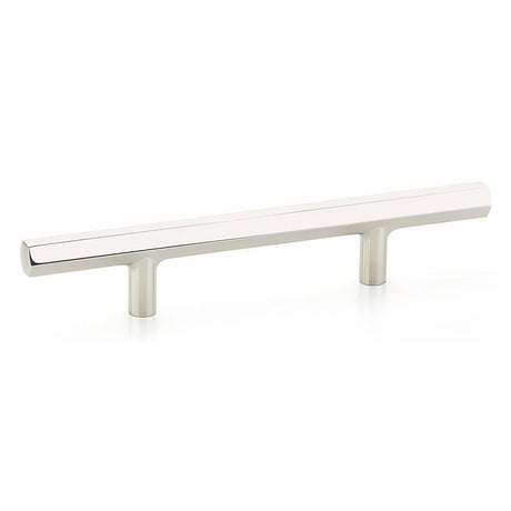 Emtek 86684US14 Mod Hex Extended Cabinet Pull with 3-1/2 Inch Center to Center - Polished Nickel
