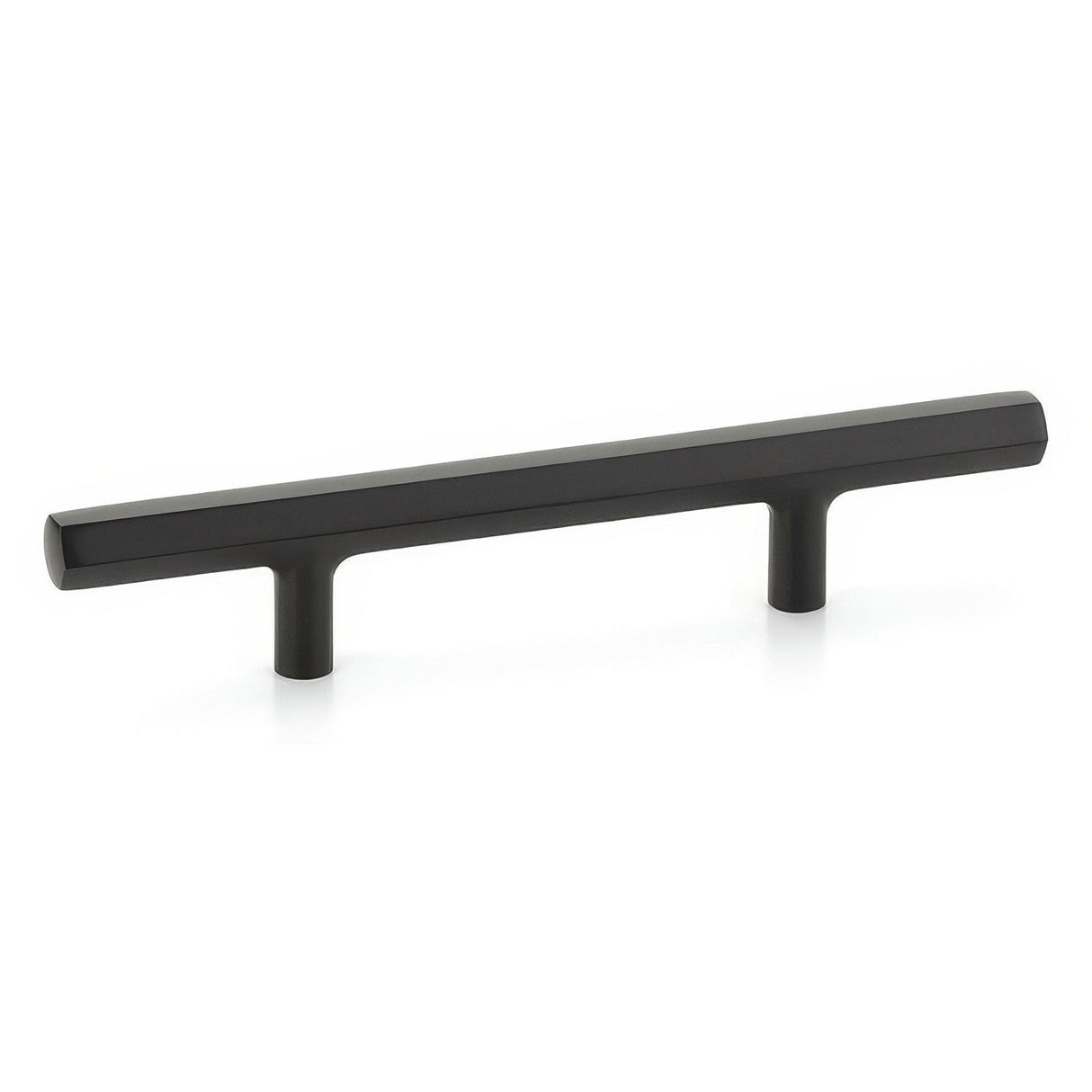 Emtek 86684US19 86684US Mod Hex Extended Cabinet Pull with 3-1/2" Center to Center Flat Black