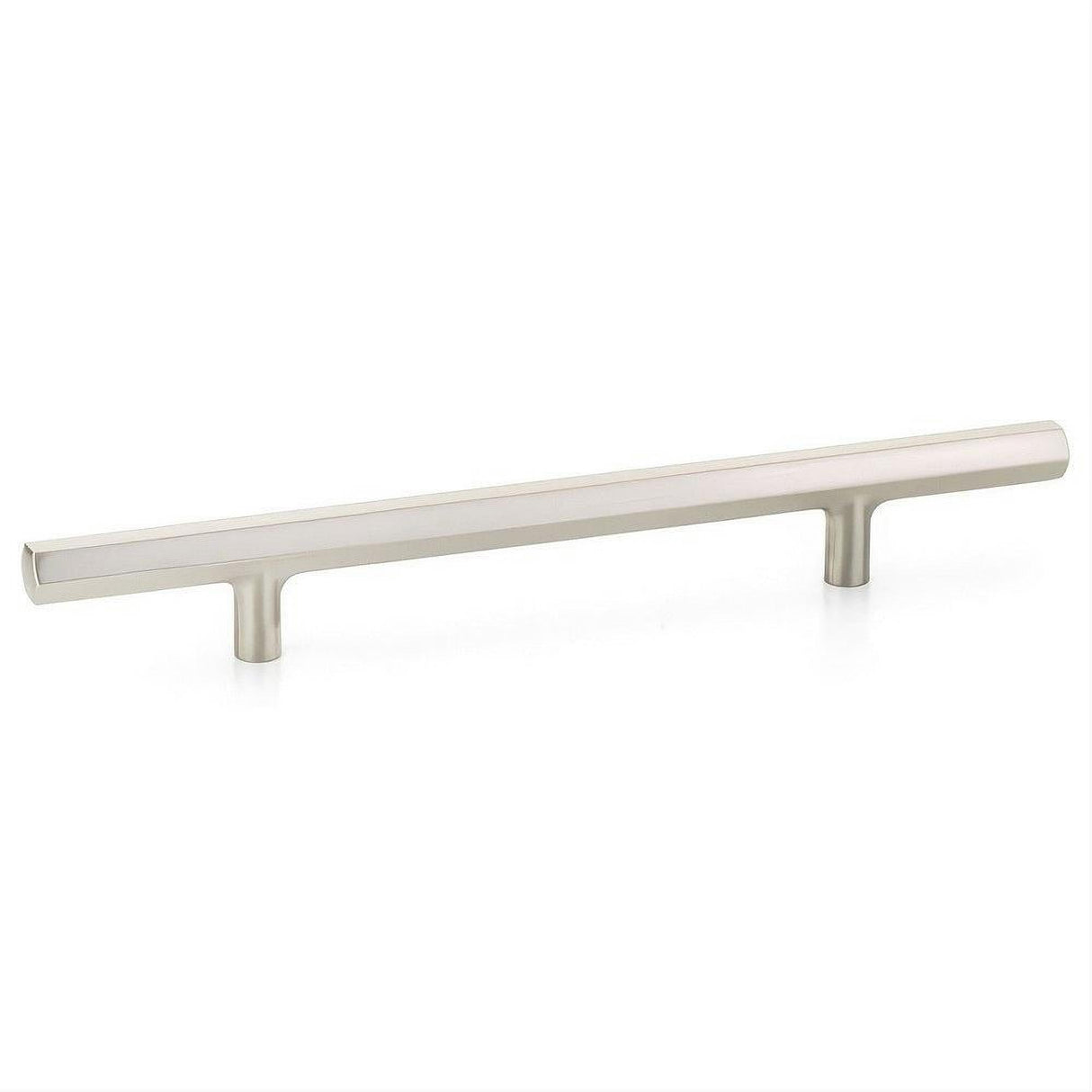 Emtek 86685US15 86685US Mod Hex Extended Cabinet Pull with 6" Center to Center Satin Nickel
