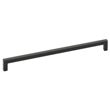 Emtek 86712US19 86712US Warwick Cabinet Pull / Appliance Pull with 18" Center to Center Flat Black