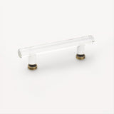 Emtek 86724US26 Glass Cabinet Pull with 4" Center to Center Polished Chrome