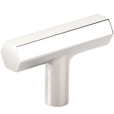 Emtek 86728US14 Mod Hex T Cabinet Knob - Polished Nickel