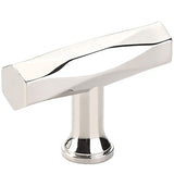 Emtek 86729US14 Tribeca T Cabinet Knob - Polished Nickel