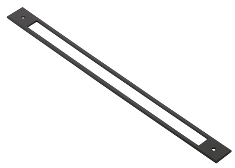 Emtek 86927US19 Backplate for Cabinet Pull with 12" Center to Center Satin Nickel