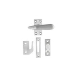 Emtek 8713US15 8713US 2-1/16" Height x 1-1/16" Width Large Size Solid Brass Casement Latch Satin Nickel