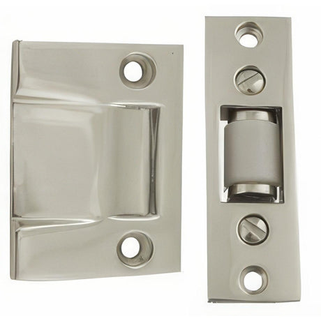 Emtek 8801US15 Solid Brass Roller Catch - Satin Nickel