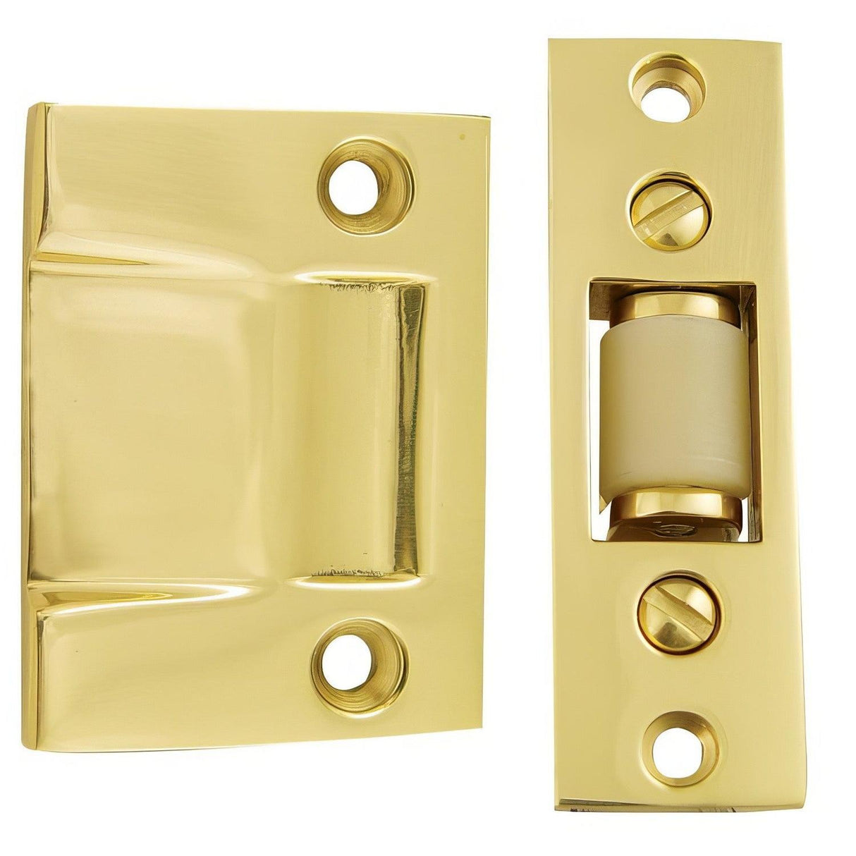Emtek 8801US3NL Solid Brass Roller Catch - Unlacquered Brass