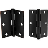 Emtek 91013US10B 91013US 3.5" x 3.5" Square Corner Plain Bearing Mortise Hinge - Pair Oil Rubbed Bronze
