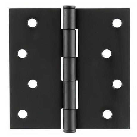 Emtek 91014MB 4" x 4" Square Corner Plain Bearing Mortise Hinge - Pair Medium Bronze