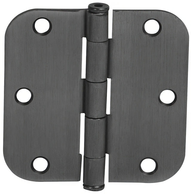 Emtek 91033US19 91033US 3.5" x 3.5" Plain Bearing 5/8" Radius Corners Mortise Hinge - Pair Flat Black
