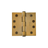 Emtek 92014MB 92014US 4" x 4" Square Corner Plain Bearing Mortise Hinge - Pair Medium Bronze