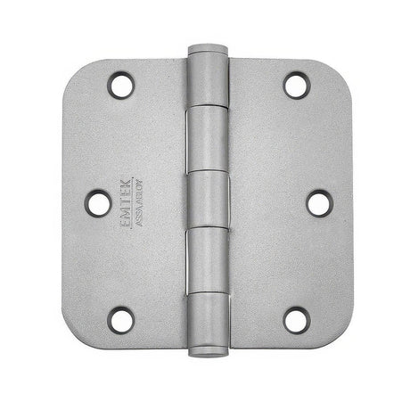 Emtek 92033US3 92033US 3-1/2" x 3-1/2" Plated Steel Heavy Duty 5/8" Radius Round Corner Plain Bearing Hinges - Pair Polished Brass