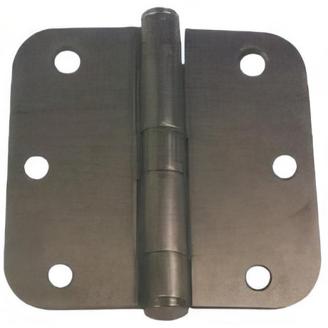 Emtek 94033MB 3.5" x 3.5" Ball Bearing 5/8" Radius Corners Mortise Hinge - Pair Medium Bronze