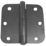 Emtek 94033US7 3.5" x 3.5" Ball Bearing 5/8" Radius Corners Mortise Hinge - Pair French Antique