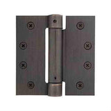 Emtek 95014US10B 4" x 4" Square UL Steel Spring Hinges Oil Rubbed Bronze