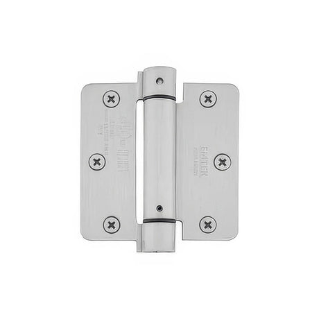 Emtek 95023US7 3.5" x 3.5" Spring Mortise Hinge with 1/4" Radius Corners - Pair NRP French Antique