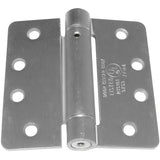 Emtek 95024US15A 4" x 4" Spring Mortise Hinge with 1/4" Radius Corners - Pair NRP Pewter