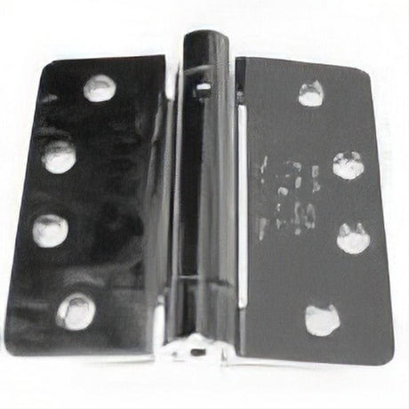 Emtek 95024US3 4" x 4" Spring Mortise Hinge with 1/4" Radius Corners - Pair NRP Polished Brass