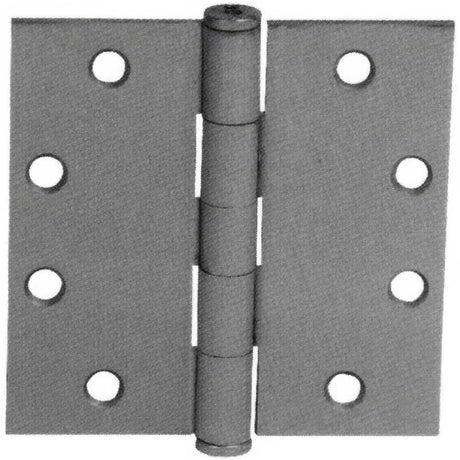 Emtek 96215US14 96215US 4.5" x 4.5" Solid Brass Square Corner Plain Bearing Mortise Hinge - Pair Polished Nickel