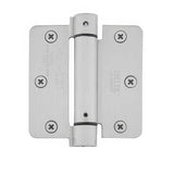 Emtek 96233US14 96233 3.5" x 3.5" Solid Brass 5/8" Radius Corner Plain Bearing Mortise Hinge - Pair Polished Nickel