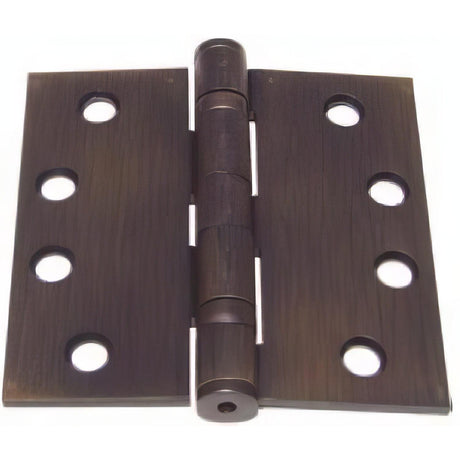 Emtek 96416US15A 5" x 5" Solid Brass Square Corner Ball Bearing Mortise Hinge - Pair NRP Pewter