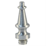 Emtek 97213US26 7/16" Diameter Solid Brass Steeple Tip Finial for 3-1/2" Residential Duty Hinges Polished Chrome