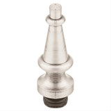 Emtek 97214US14 7/16" Diameter Solid Brass Steeple Tip Finial for 4" Residential Duty Hinges Polished Nickel