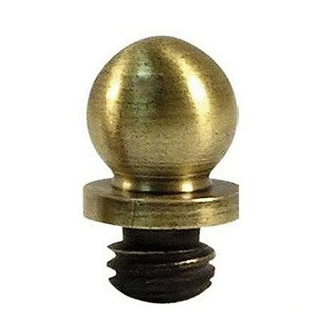 Emtek 97304US3 97304 1/2" Diameter Solid Brass Ball Tip Finial for 4" Heavy Duty Hinges Polished Brass