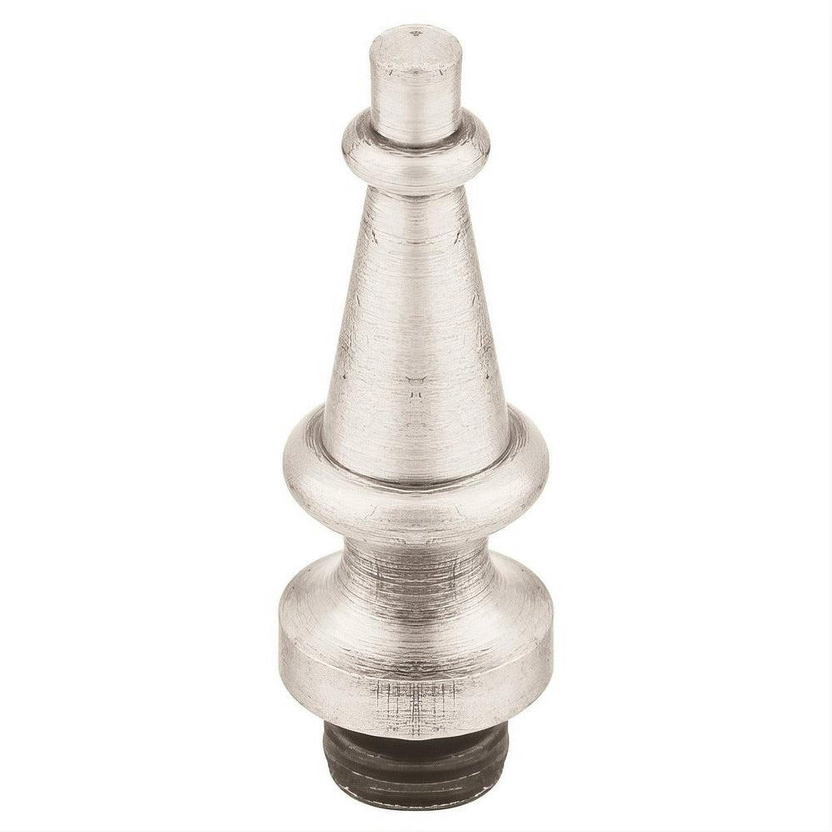 Emtek 97315US14 1/2" Diameter Solid Brass Steeple Tip Finial for 4-1/2" Heavy Duty Hinges Polished Nickel