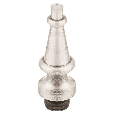 Emtek 97315US14 1/2" Diameter Solid Brass Steeple Tip Finial for 4-1/2" Heavy Duty Hinges Polished Nickel