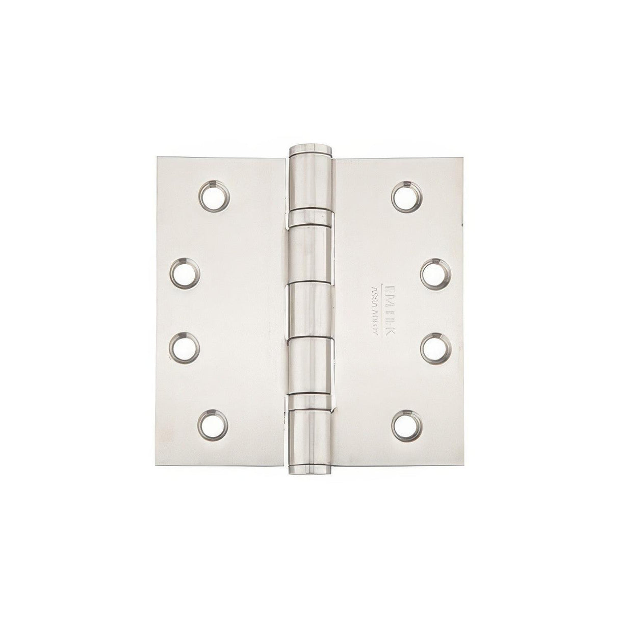 Emtek 9841432DSS 4" x 4" Heavy Duty Square Corner Ball Bearing Door Hinge - Pair