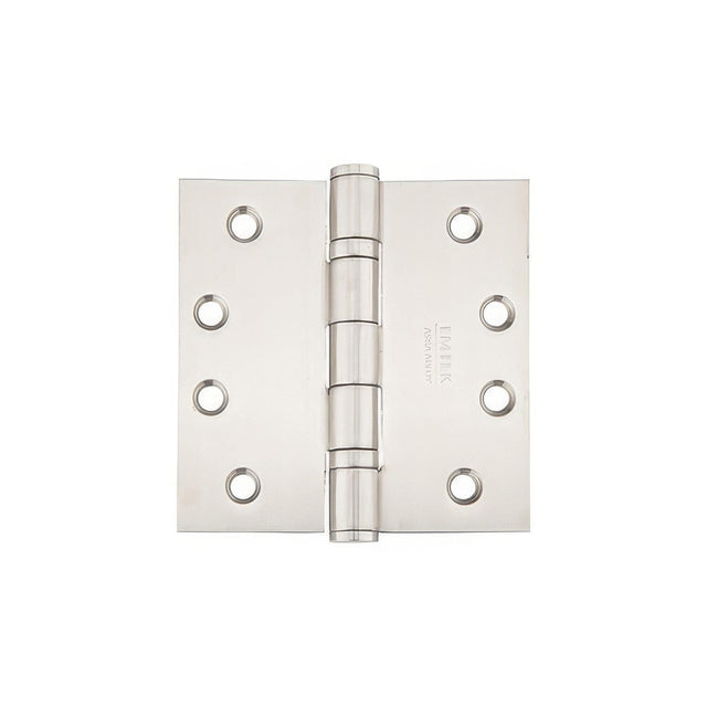 Emtek 9841432DSS 4" x 4" Heavy Duty Square Corner Ball Bearing Door Hinge - Pair